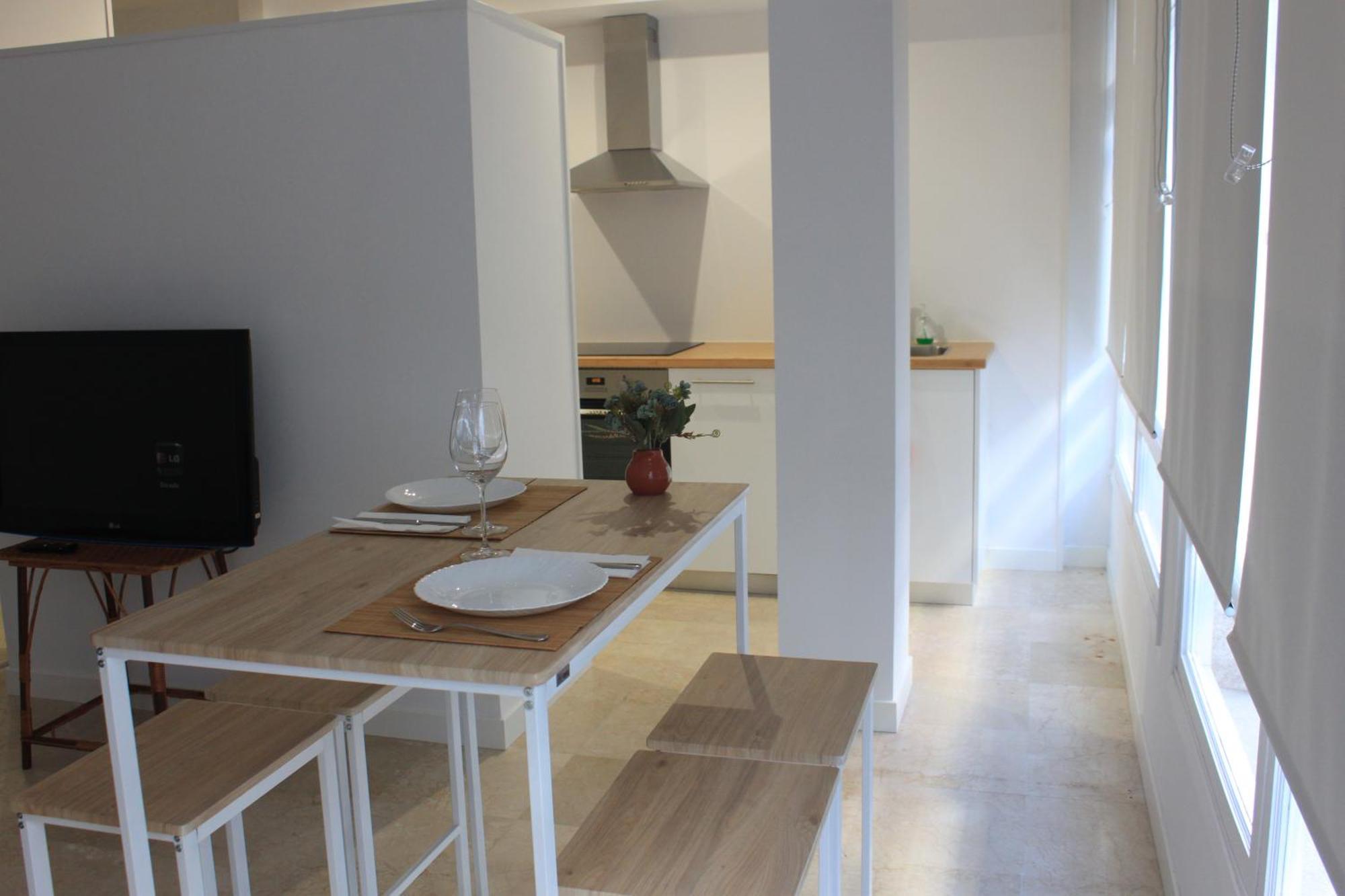 Appartement Xelinac à A Estrada Extérieur photo